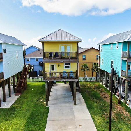Yellow Beach Haven, Decks, Views, Mere Steps To Sand Galveston Eksteriør bilde